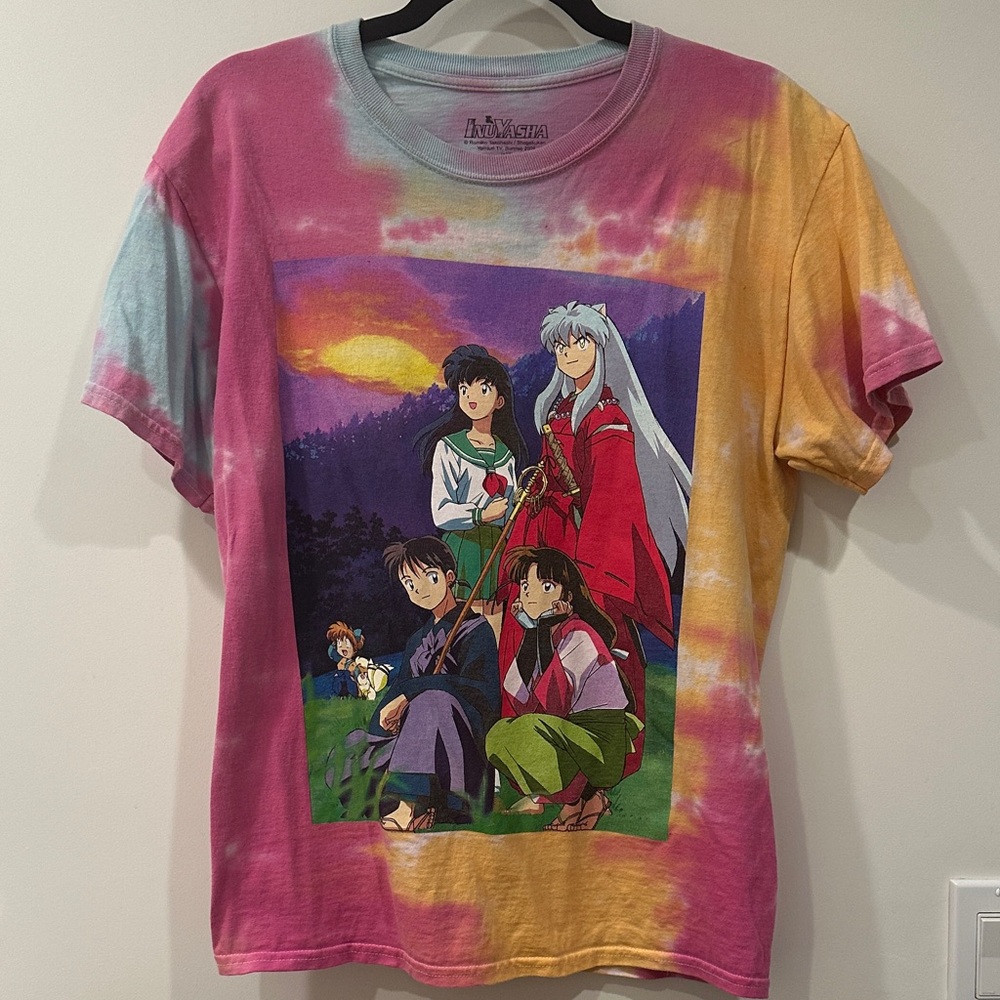 Inuyasha tie dye shirt